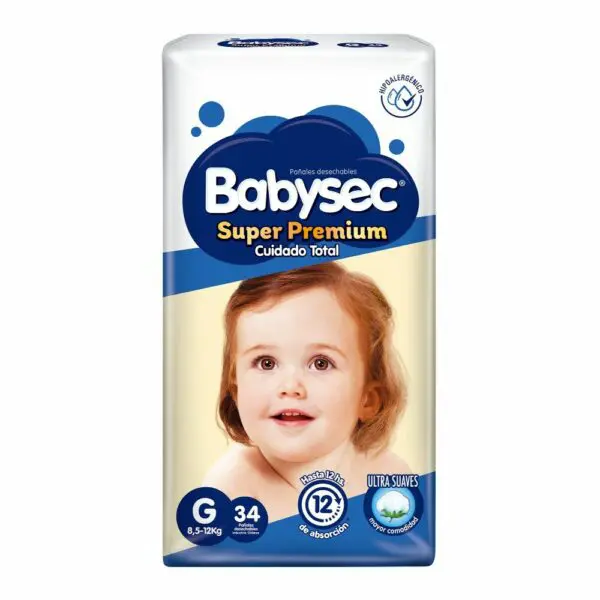 Babysec Super Premium G x 34 Unidades