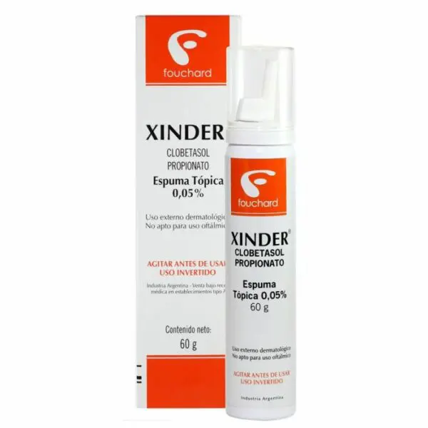 Xinder Clobetasol Propionato 0,05% Espuma Tópica 0,05% 60 GR.