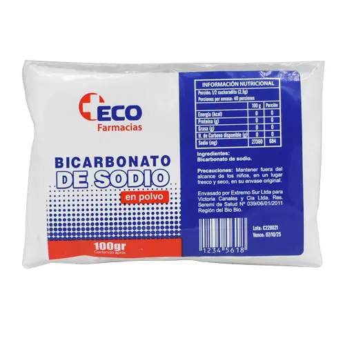 Eco Bicarbonato de Sodio en Polvo 100 gr EcoFarmacias