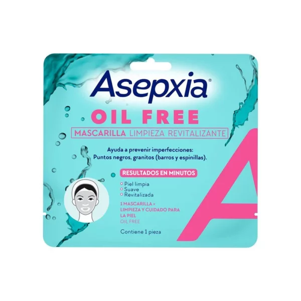 Asepxia Oil Free Mascarilla 1 Und (Vencimiento 05/2023)