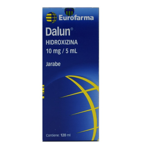 Dalun jarabe Hidroxizina 10 mg / 5 ml x 120 ml (Euro Farma)