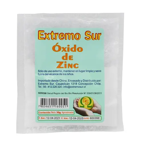 Oxido de Zinc 30 Gr EcoFarmacias
