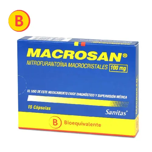 Macrosan 100mg x 15 capsulas