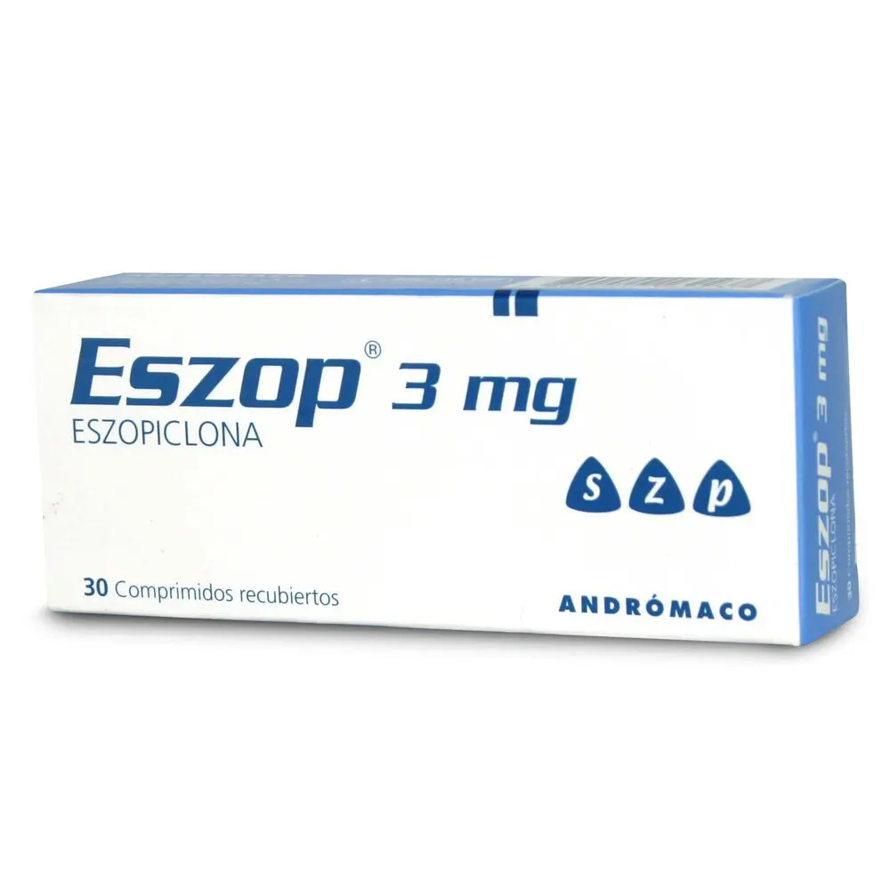 Eszop Eszopiclona 3mg x 30 comprimidos