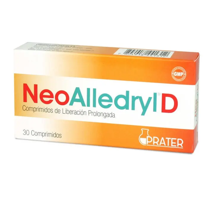 Neo-Alledryl D 30 Comprimidos de Liberación Prolongada (Prater)