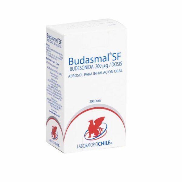 Budasmal SF Budesónida 200 mcg / Dosis Aerosol para inhalación Oral 200 dosis