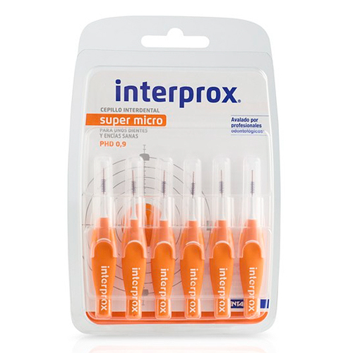 Interprox Cepillos Interproximales Super Micro 0,9 x 6 unidades
