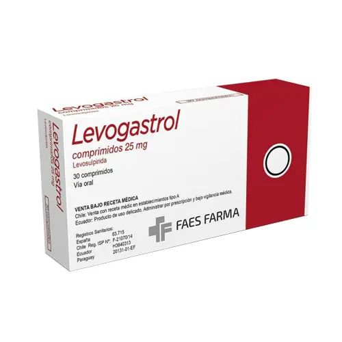 Levogastrol Levosulpirida 25 mg x 30 comprimidos