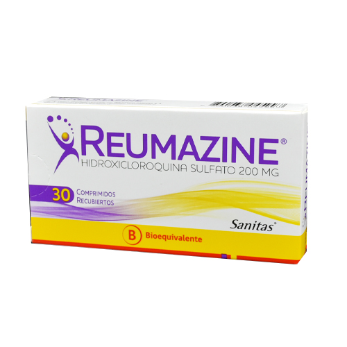 Reumazine Hidroxicloroquina Sulfato 200mg x 30 comp. recubiertos