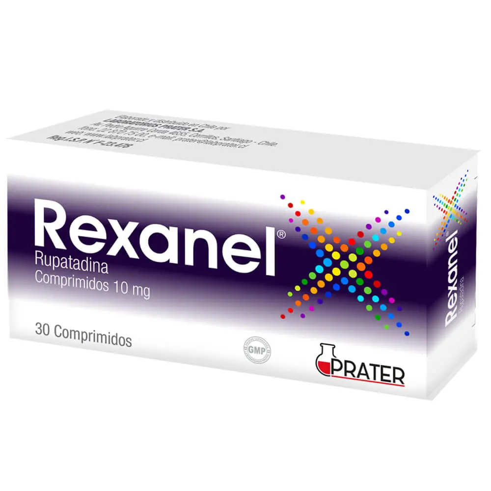 Rexanel Rupatadina 10 mg 30 Comprimidos