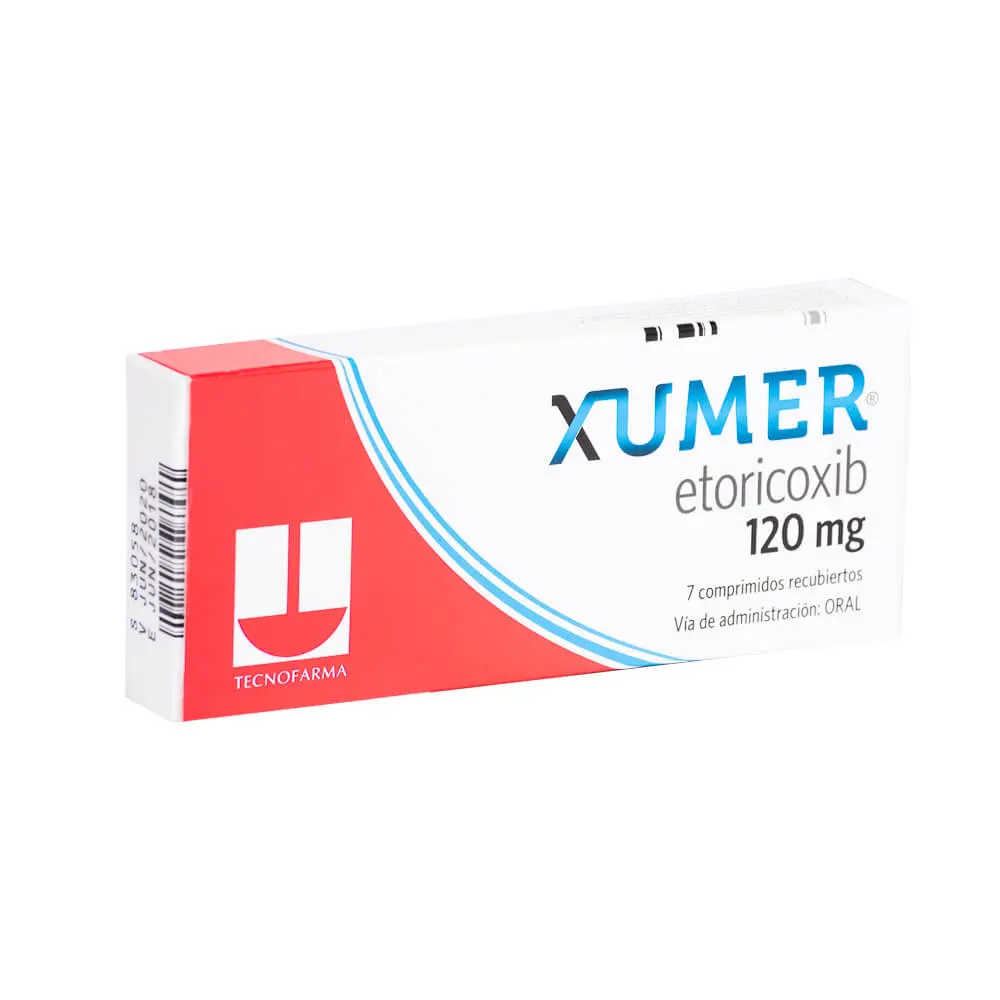 Xumer Etoricoxib 120mg  x 7 comprimidos (Tecnofarma)