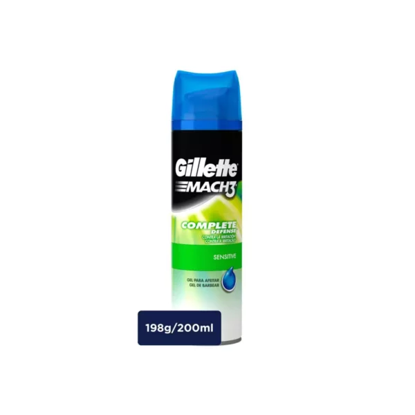 Gillette Mach3 Gel de Afeitar Sensitive 200 ml