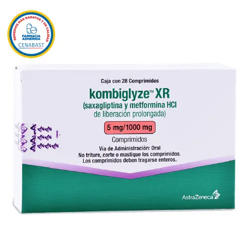 Kombiglyze XR 5/1000 x 28 Comp (Astrazeneca) (Cenabast)