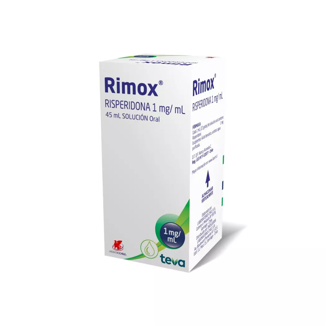 Rimox Risperidona 1Mg/ Ml 45 mL Solución Oral