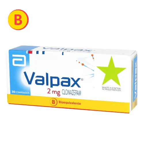 Valpax 2mg x 30 Comprimidos