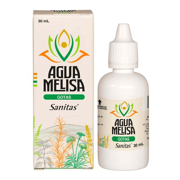 Agua Melisa Gotas 30 ml Sanitas