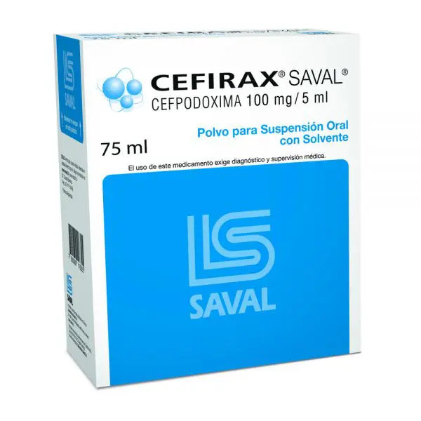 Cefirax Saval Cefpodoxima 100 mg/5Ml 75Ml