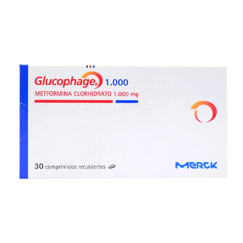 Glucophage 1000mg x 30 Comprimidos (Merck) (Cenabast)