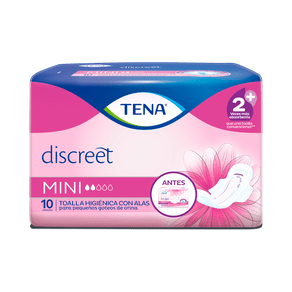 Tena Toalla higiénica con Alas (Discretas) x 8 Unidades