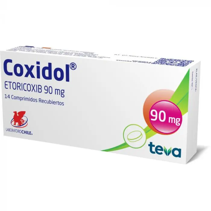 Coxidol Etoricoxib 90 mg x 14 Comprimidos (Lab Chile)