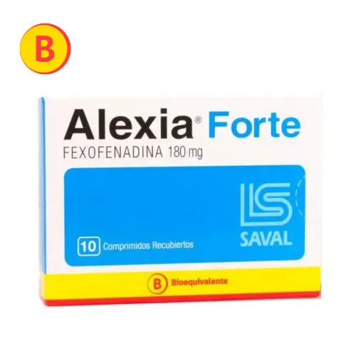 Alexia Forte 180mg x 10 Comprimidos recubiertos (Saval)