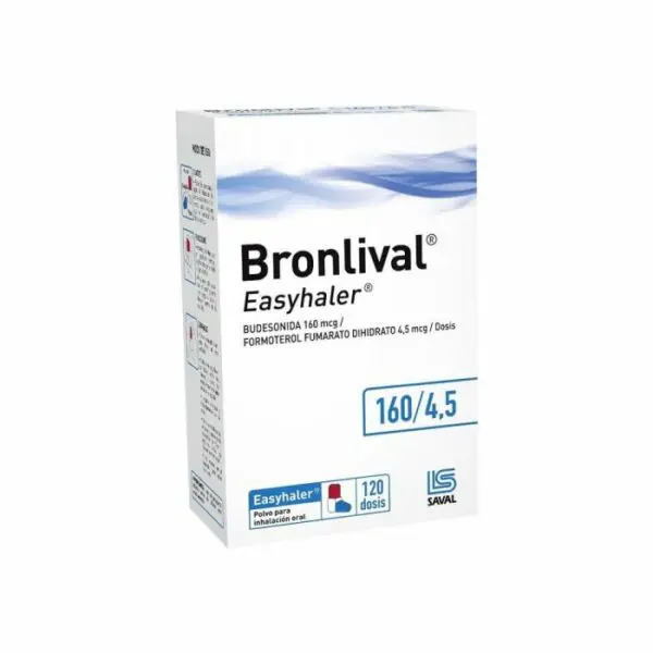 Bronlival 160/4,5 mcg  Polvo para Inhalación en Capsulas 120 Dosis