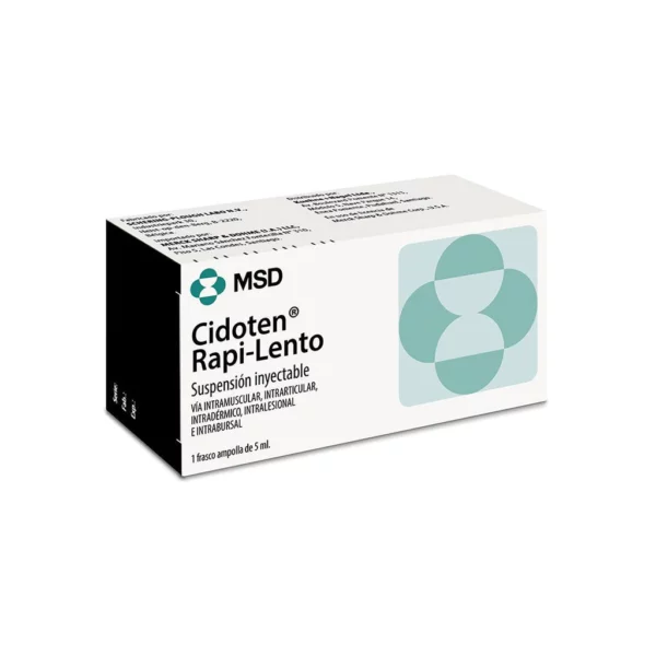 Cidoten Solución Inyectable Rapi-lento 1 Frasco 5 Ml (Cenabast) (MSD)
