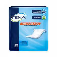 Tena Pañal Predoblado Tipo Sabanilla x 10 Unidades (Protector de superficies)