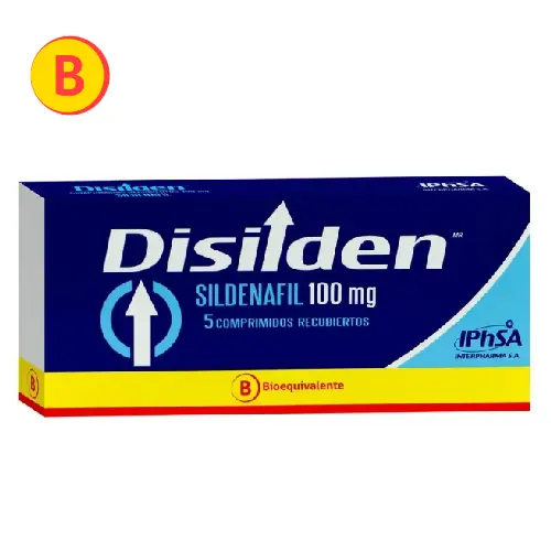 Disilden Sildenafil 100 mg X 5 Comprimidos Recubiertos