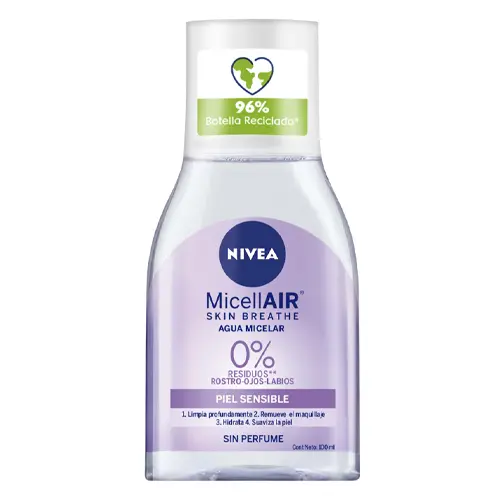 Nivea MicellAir 4 en 1 Loción Micelar Piel Sensible 100 ml