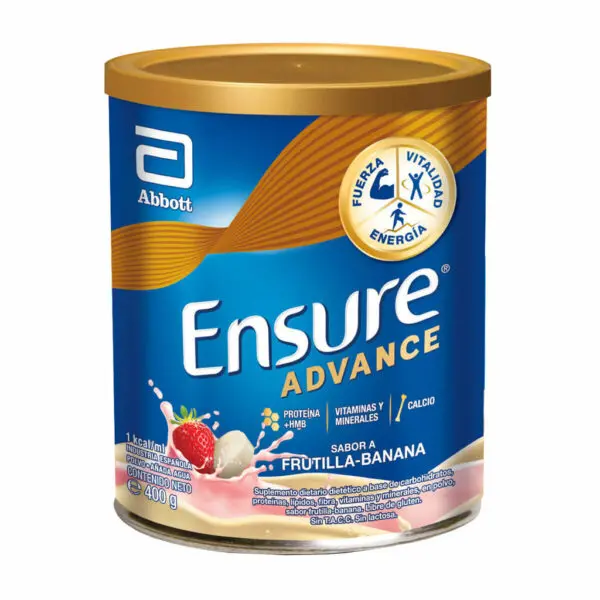 Ensure Advance Frutilla Platano 850g (Abbott)