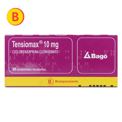 Tensiomax 10 mg x 20 comprimidos (Bagó)