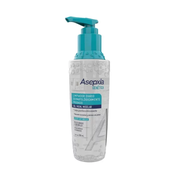 Asepxia GEN Limpiador Diario Gel Facial Micelar 200 Ml