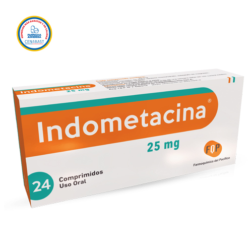 Indometacina 25 mg x 24 Comprimidos