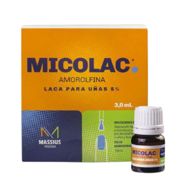 Micolac Amorolfina Laca Para Uñas 5% Kit 3,0 Ml