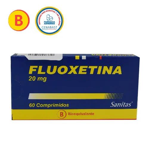 Fluoxetina 20 Mg X 60 Comprimidos (Sanitas) (Cenabast)