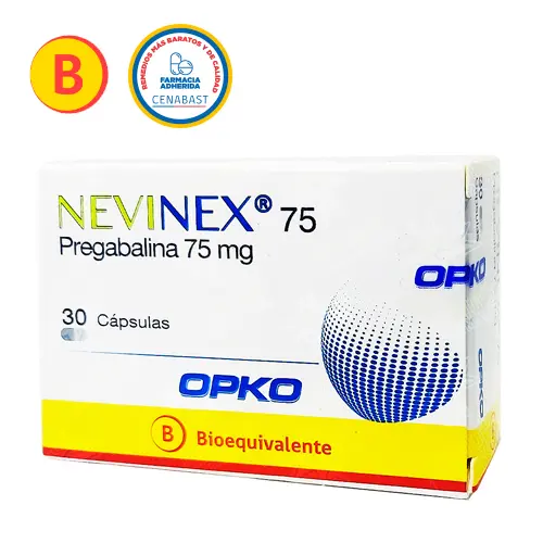 Nevinex 75 mg x 30 capsulas (Cenabast) (OPKO)