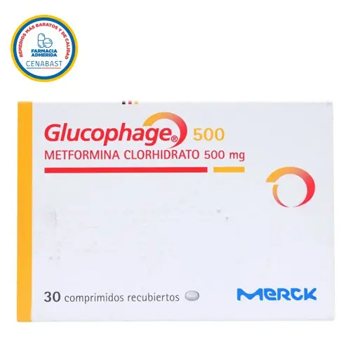 Glucophage 500mg x 30 (Merck) (Cenabast)