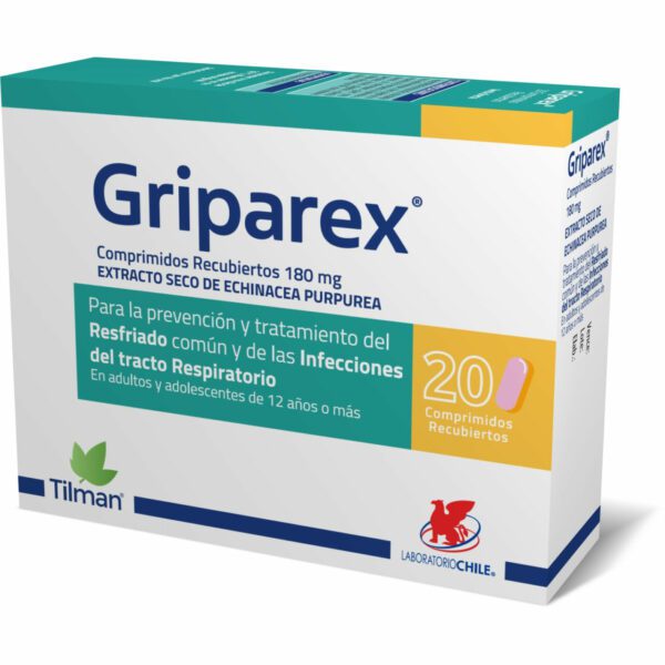 Griparex x 180 x 20Comprimidos (Laboratorio Chile)