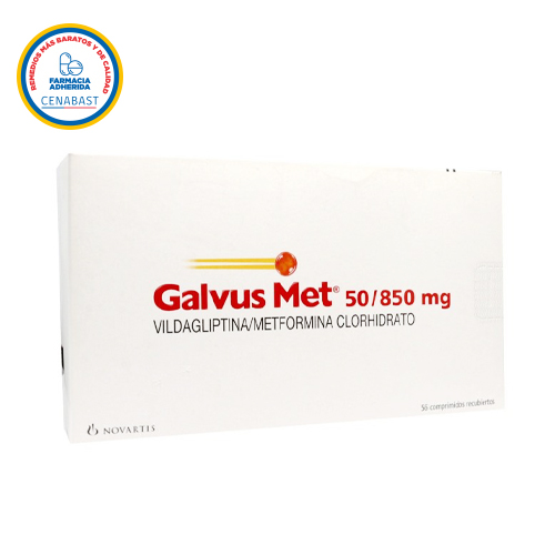 Galvus Met 50/850 x 56 comprimidos (Cenabast)(Axon Pharma)