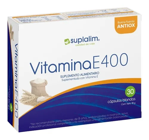Vitamina E 400 x 30 Capsulas Blandas