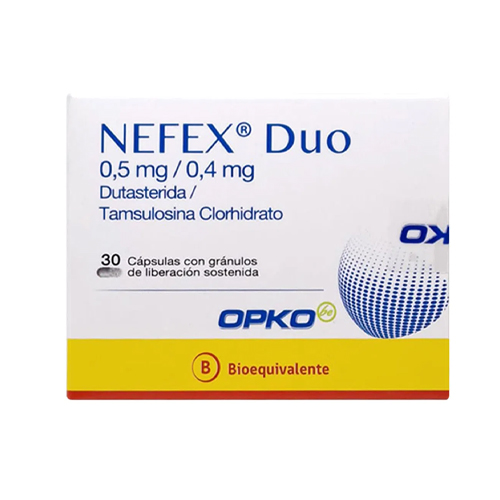 Nefex Duo 0,5 mg/0,4 mg x 30 Cápsulas Con Gránulos