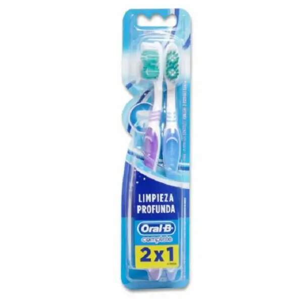 Pack Cepillo Dental Medio Oral-B Clean Complete 2 Und