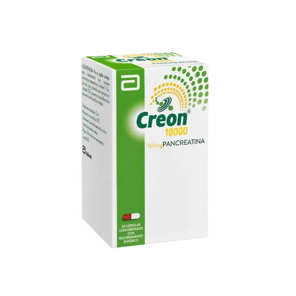 Creon 10000 Pancreatina 150 mg x 20 Comprimidos (Abott)