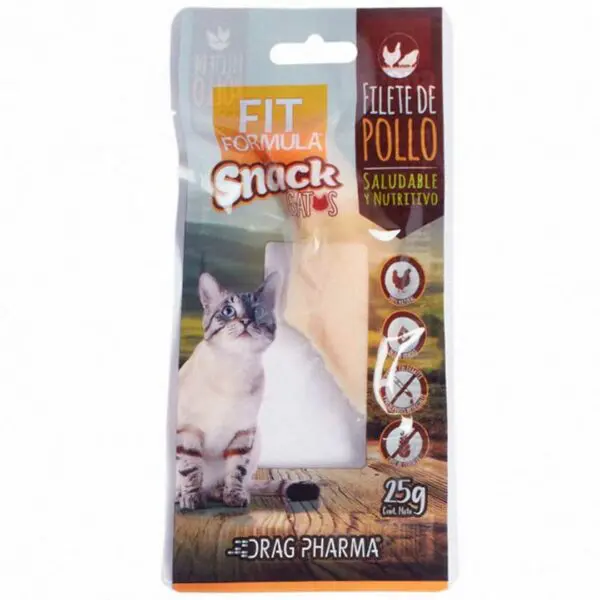 FIt Formula Snacks Para Gatos Filete de Pollo 25 Gr