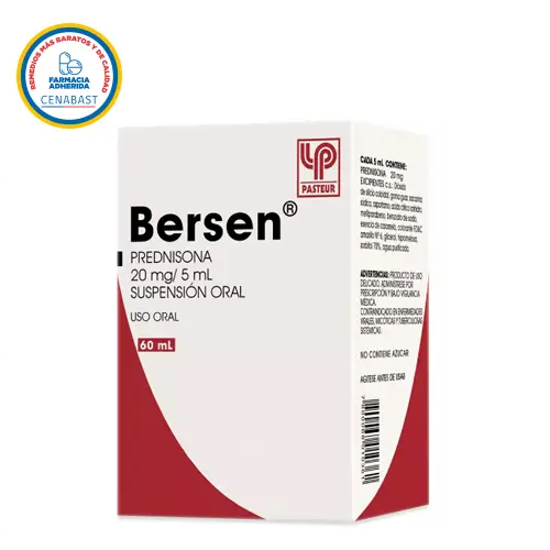 Bersen 20 mg/5ml Jarabe 60mL (Lab Pasteur) (Cenabast)