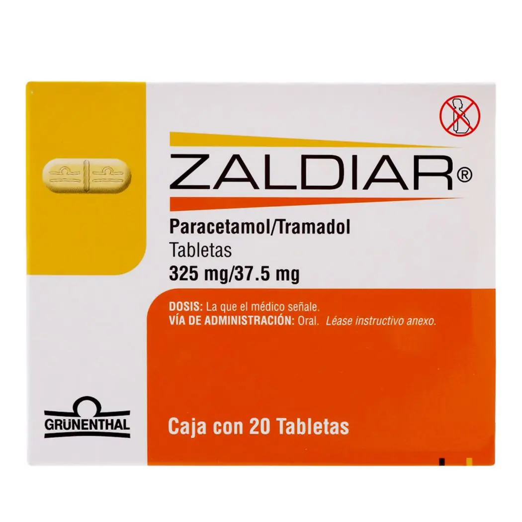 Zaldiar Paracetamol Tramadol 325/37,5 x 20 Comprimidos (Grunenthal)