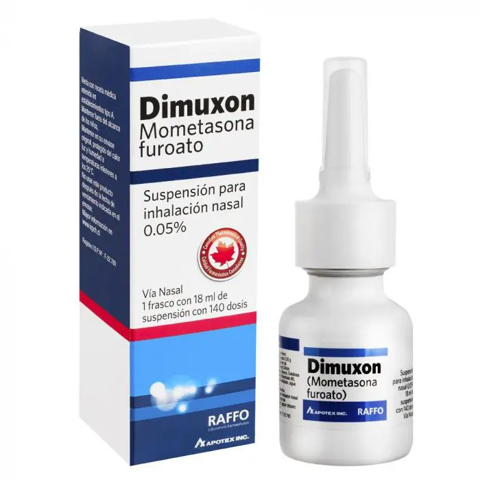 Dimuxon Mometasona Furoato 0.5% 1 Frasco 140 Dosis