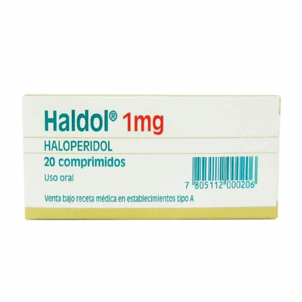 Haldol Haloperidol 1mg x 20 Comprimidos