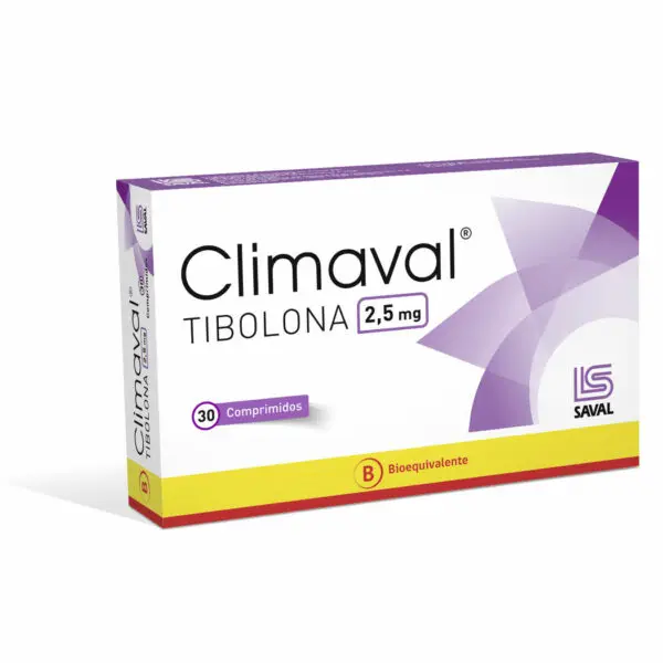 Climaval Tibolona 2.5 x 30 Comprimidos